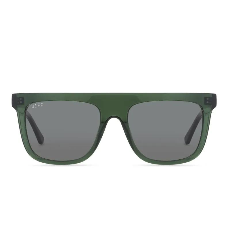 STEVIE - SEA GRASS + G15 SUNGLASSES sold by Diff Eyewear