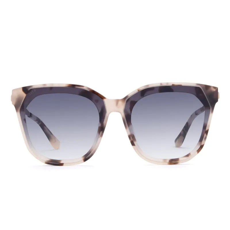 GIA II - CREAM TORTOISE + GREY GRADIENT SUNGLASSES sold by Diff Eyewear