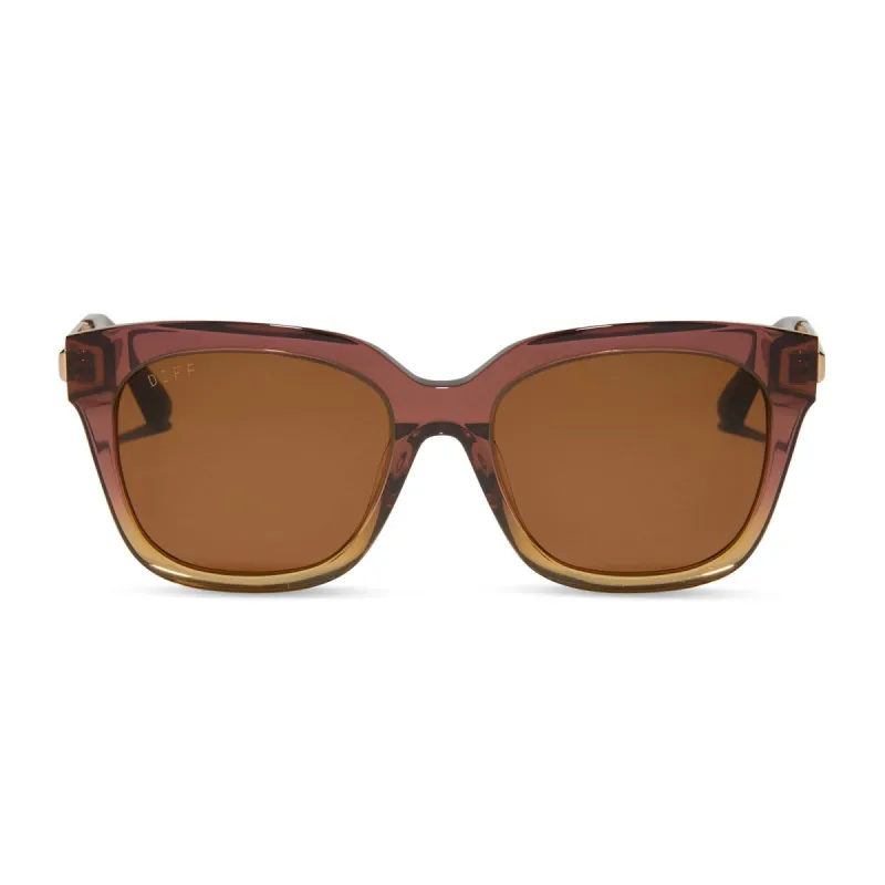 BELLA XS - CLAYTON + BROWN SUNGLASSES made by Diff Eyewear