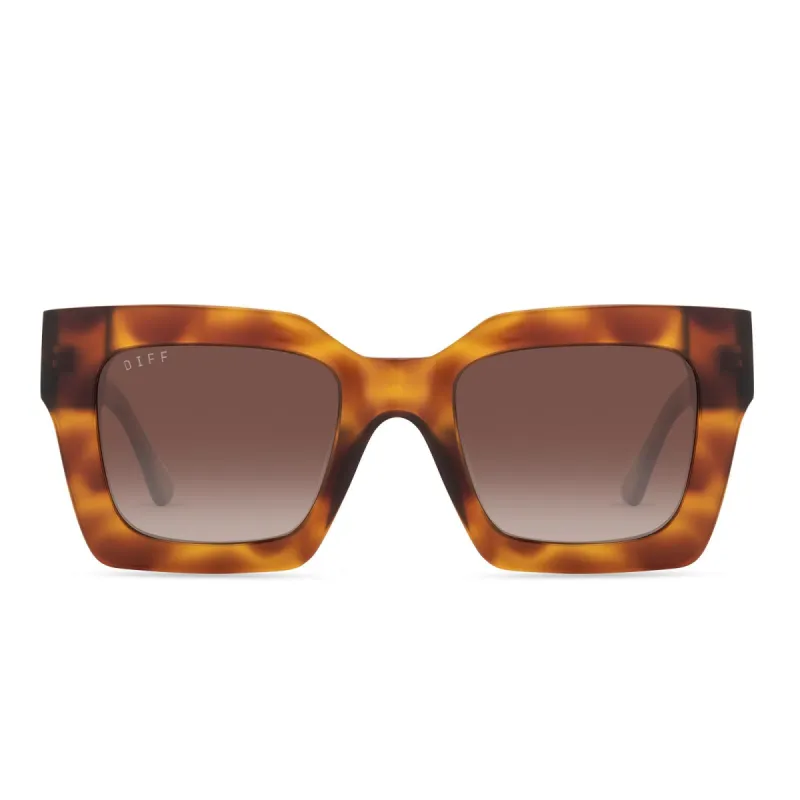 DANI - ANDES TORTOISE + BROWN GRADIENT SUNGLASSES sold by Diff Eyewear