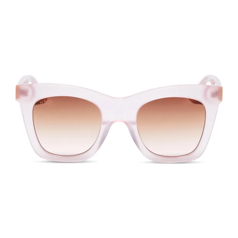 KAIA - ROSE TEA PINK + TAUPE ROSE GRADIENT SUNGLASSES sold by Diff Eyewear