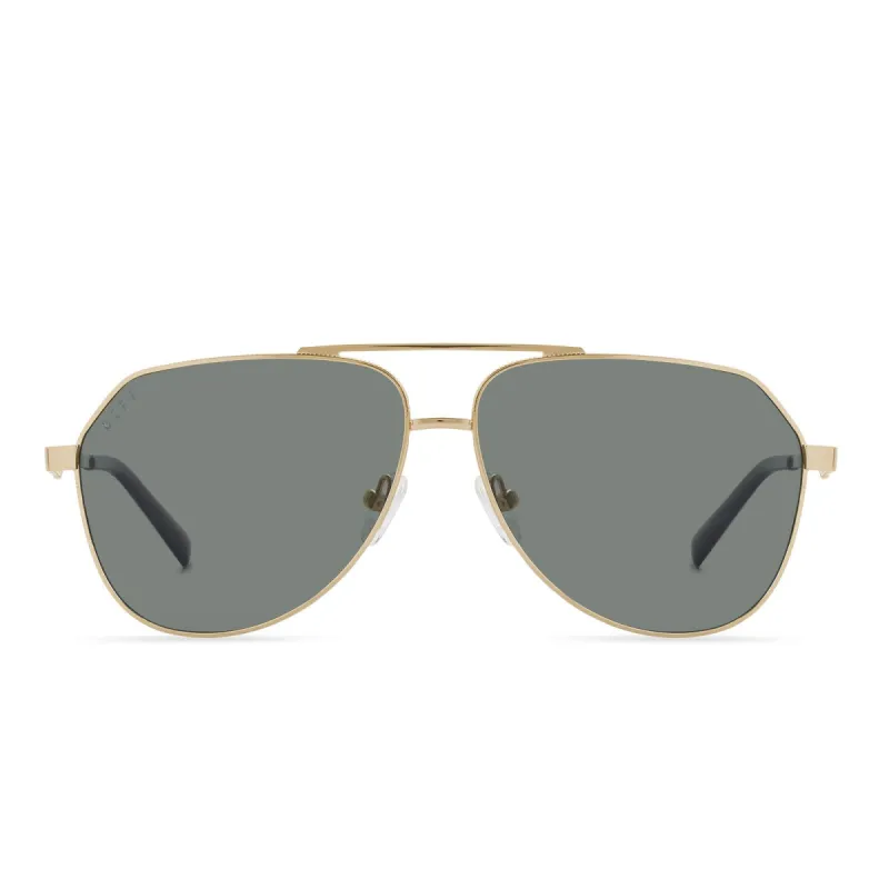 OWEN - GOLD + G15 + POLARIZED made by Diff Eyewear