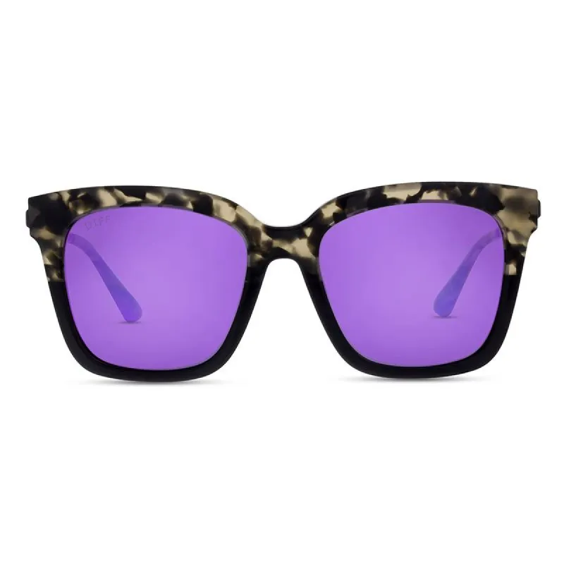 BELLA - GREY FADE + PURPLE MIRROR + POLARIZED sold by Diff Eyewear