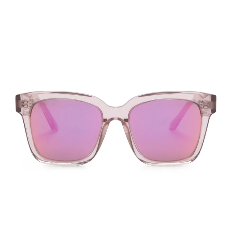 LIL BELLA II - LIGHT PINK CRYSTAL + WINE GRADIENT sold by Diff Eyewear