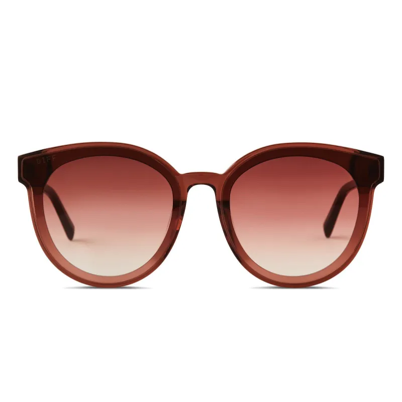 GEMMA - DEEP AMBER + TERRACOTTA GRADIENT SUNGLASSES sold by Diff Eyewear