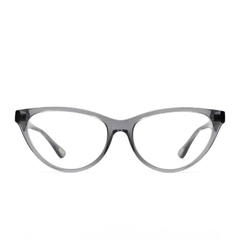 MARLEY - SMOKE + BLUE LIGHT TECHNOLOGY CLEAR GLASSES sold by Diff Eyewear