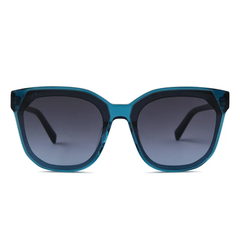 GIA - DEEP AQUA + BLUE GRADIENT SUNGLASSES sold by Diff Eyewear