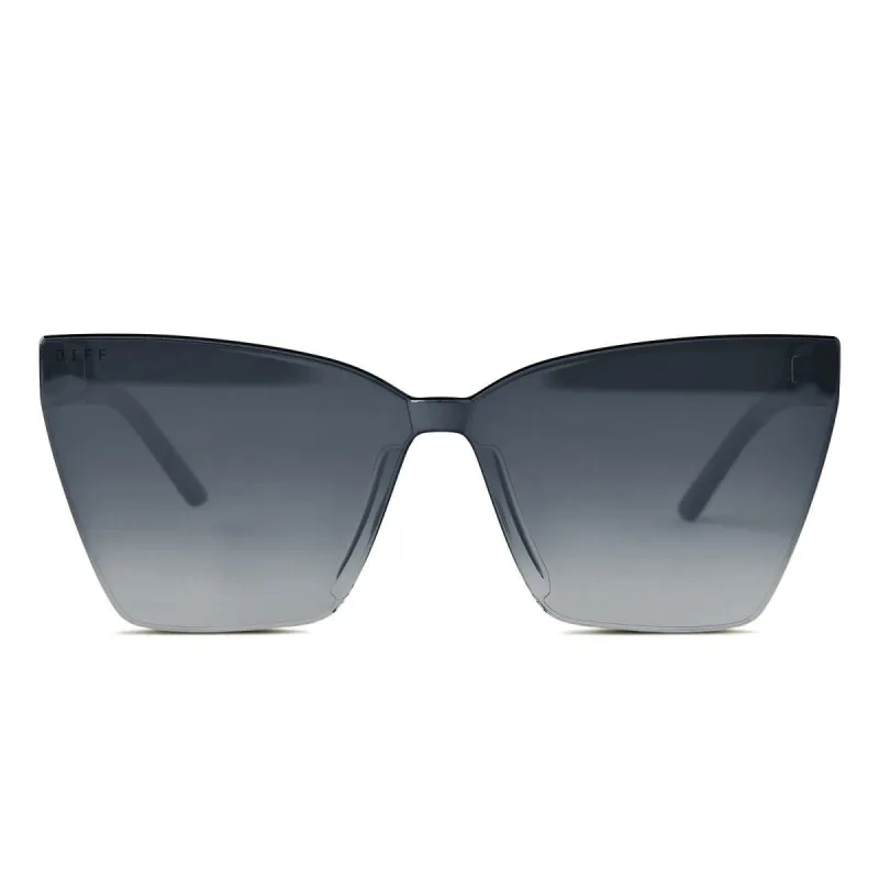 GOLDIE - DEEP AQUA + AEGEAN BLUE GRADIENT FLASH SUNGLASSES sold by Diff Eyewear