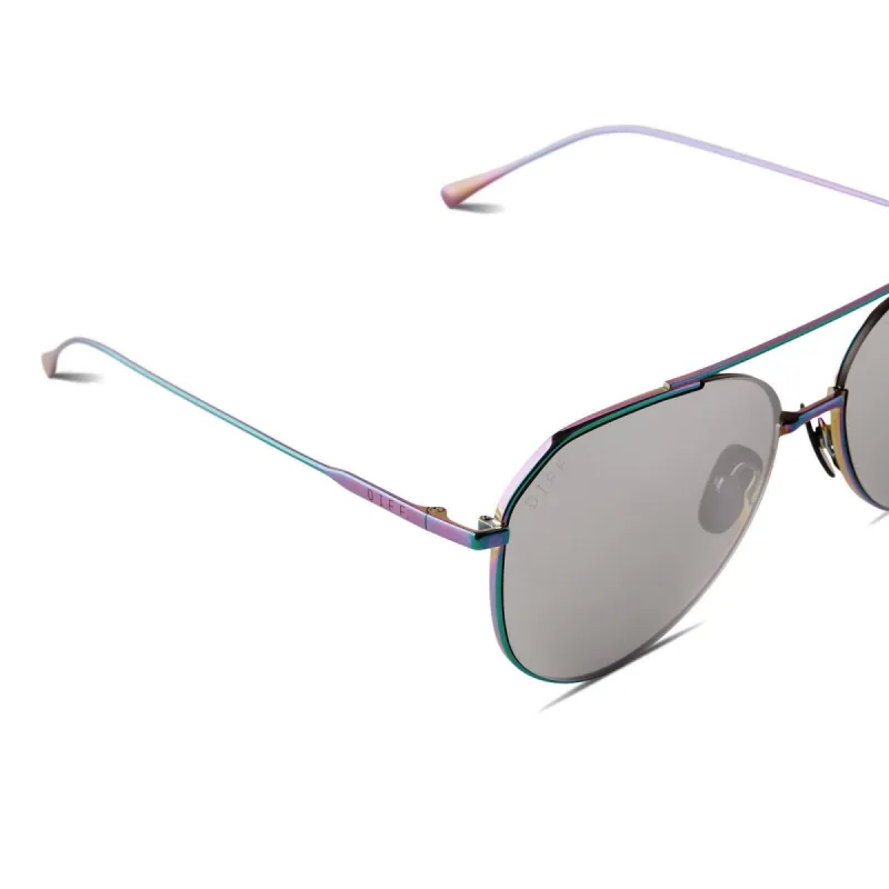 DASH XS - OIL SLICK + GREY MIRROR SUNGLASSES sold by Diff Eyewear