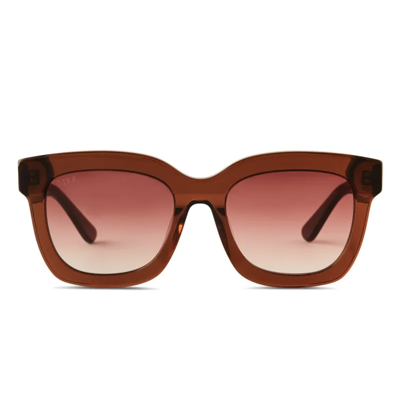 CARSON - DEEP AMBER + TERRACOTTA GRADIENT SUNGLASSES sold by Diff Eyewear