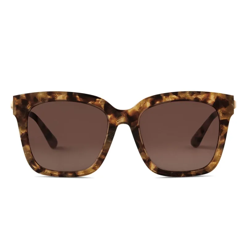 BELLA - TOASTED COCONUT + BROWN GRADIENT SUNGLASSES sold by Diff Eyewear