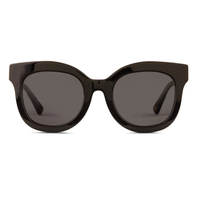 LAUREN LANE - MOLLIE + BLACK + GREY SUNGLASSES sold by Diff Eyewear