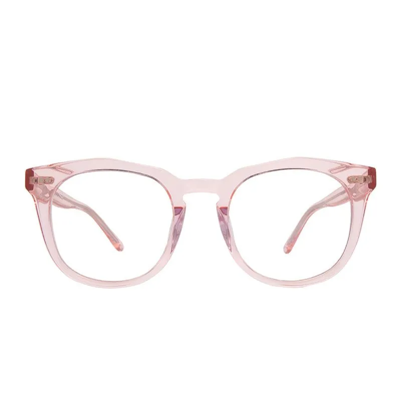 WESTON - ROSE CRYSTAL + BLUE LIGHT TECHNOLOGY CLEAR GLASSES sold by Diff Eyewear