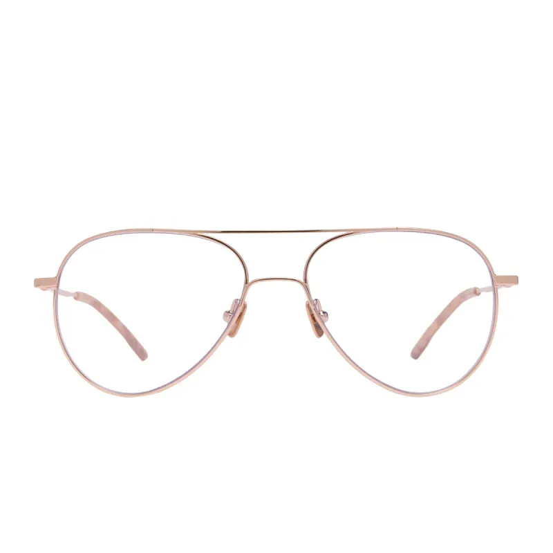 KARTER - CHAMPAGNE + BLUE LIGHT TECHNOLOGY GLASSES sold by Diff Eyewear