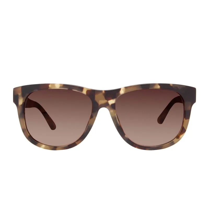 MILO - MATTE MOSS HAVANA + BROWN GRADIENT SUNGLASSES sold by Diff Eyewear