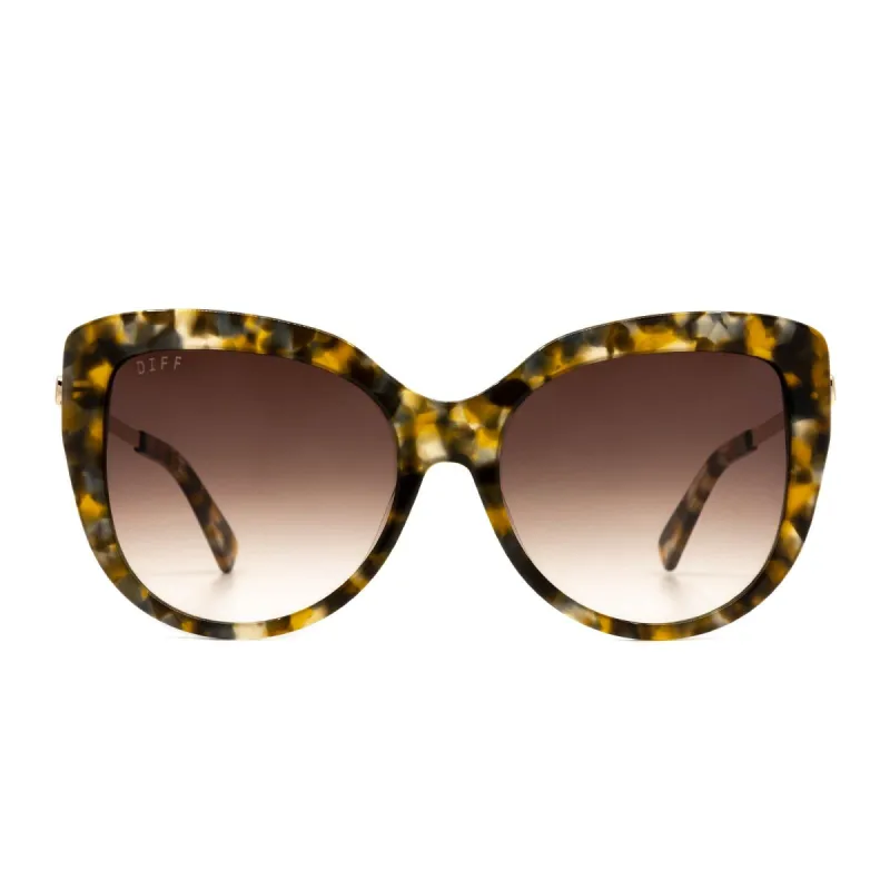 AVERY - SEA TORTOISE + BROWN GRADIENT SUNGLASSES sold by Diff Eyewear