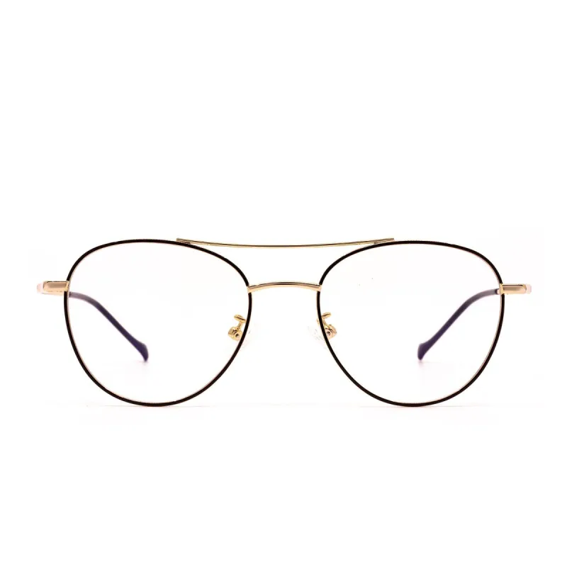 AIDEN - BLACK + GOLD + BLUE LIGHT TECHNOLOGY GLASSES made by Diff Eyewear