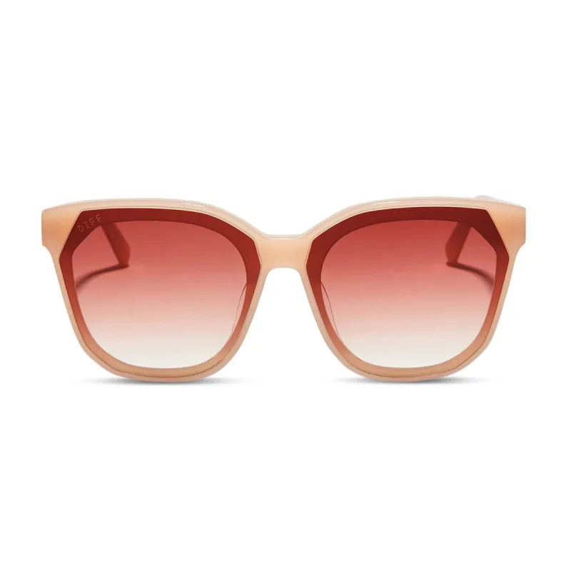 GIA - FADED CITRUS + DUSK GRADIENT SUNGLASSES sold by Diff Eyewear