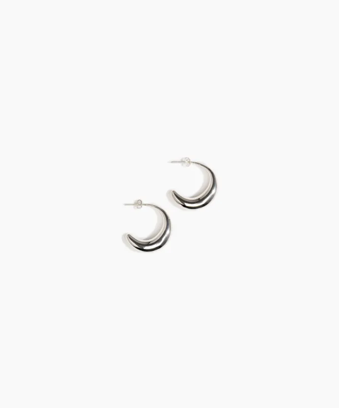 Medium Liquid Hoop Earrings sold by Dinosaur Designs