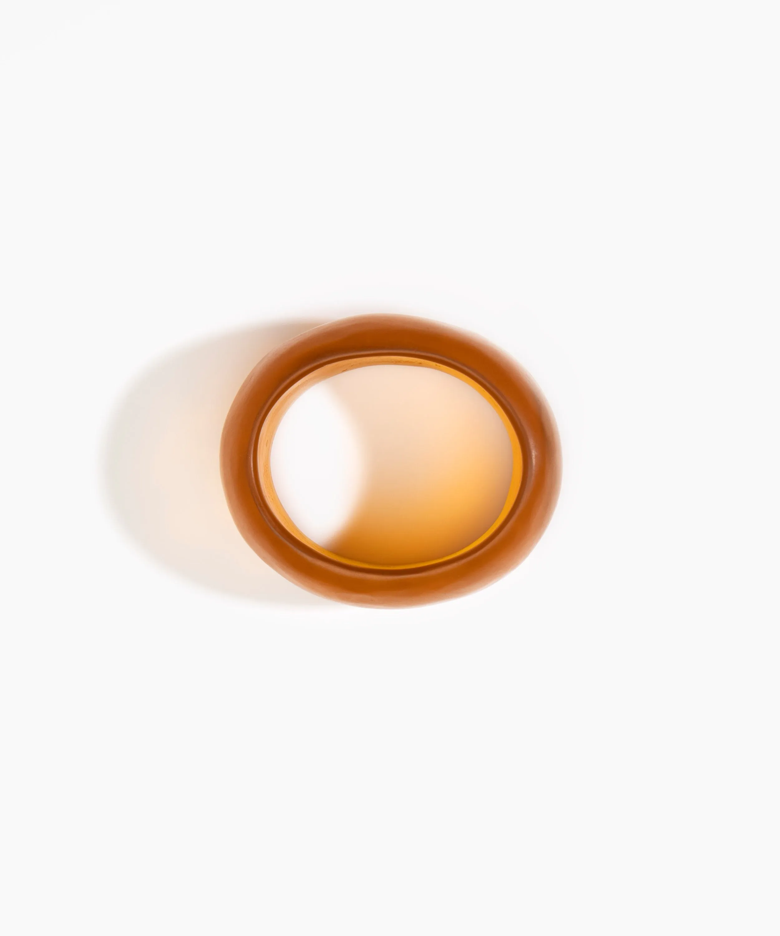 Large Organic Oval Bangle sold by Dinosaur Designs product image thumbnail 2