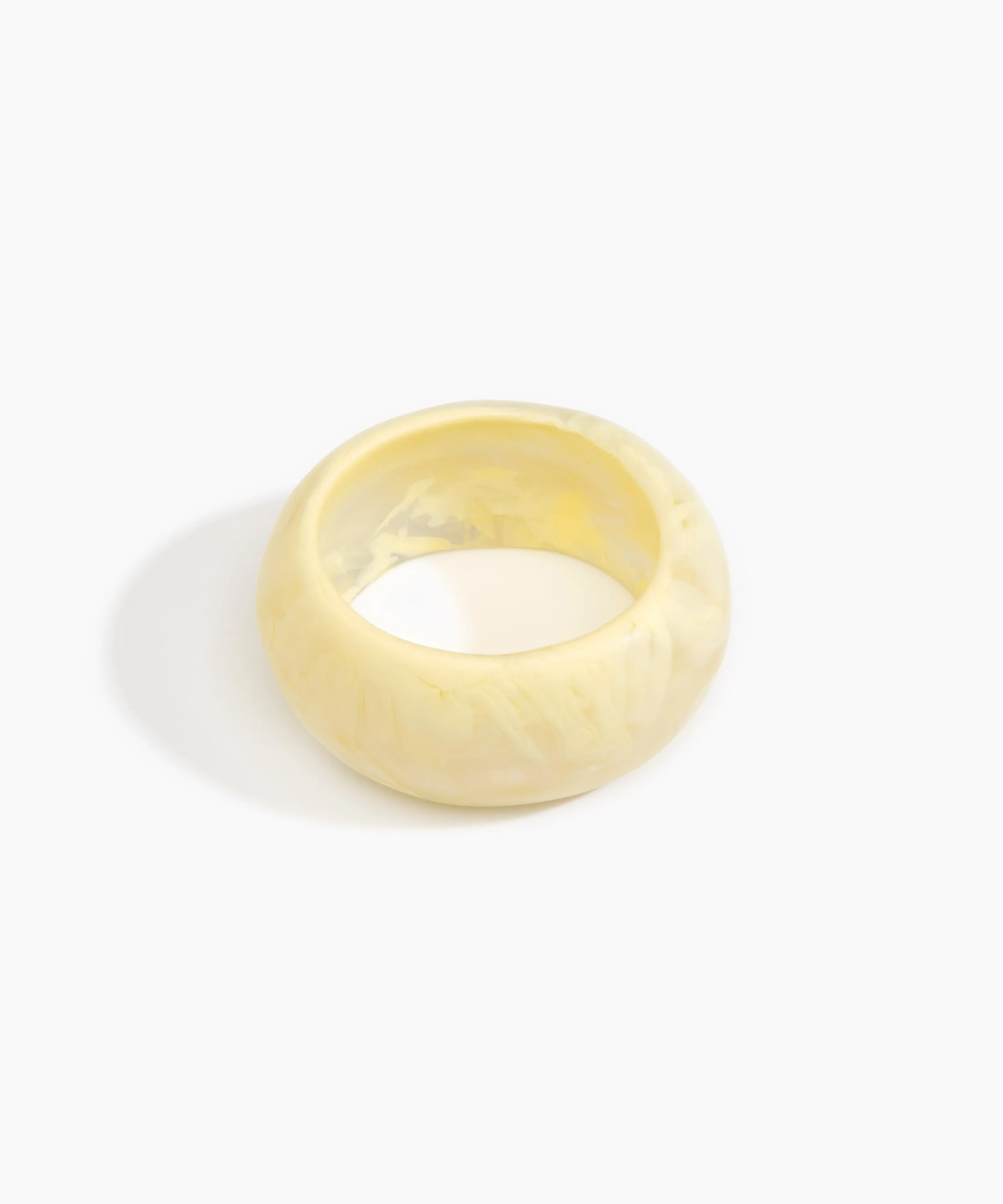 Large Organic Oval Bangle sold by Dinosaur Designs product image thumbnail 3
