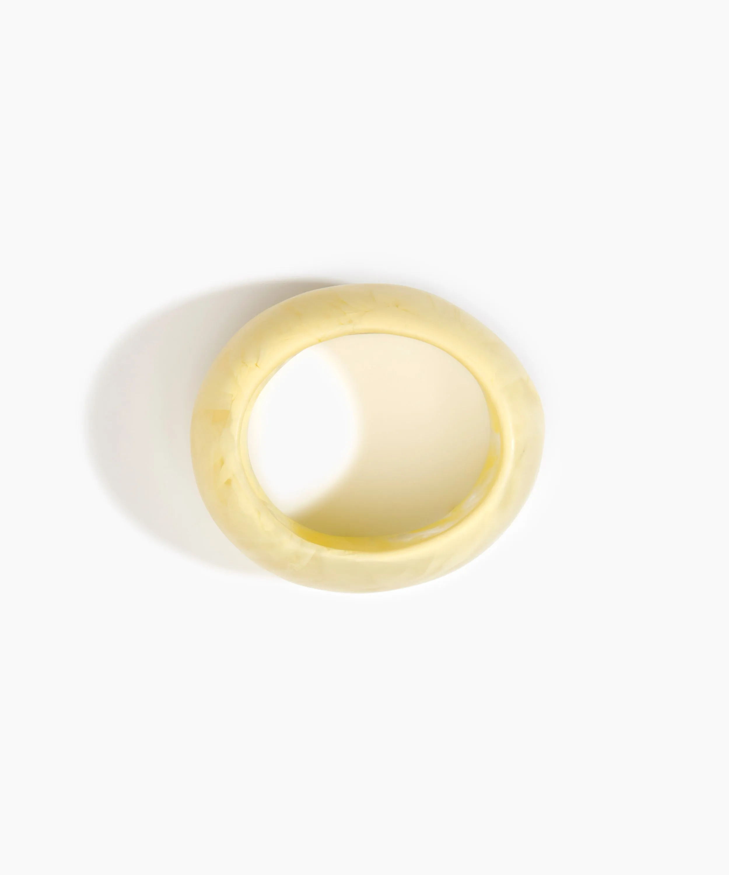 Large Organic Oval Bangle sold by Dinosaur Designs product image thumbnail 4