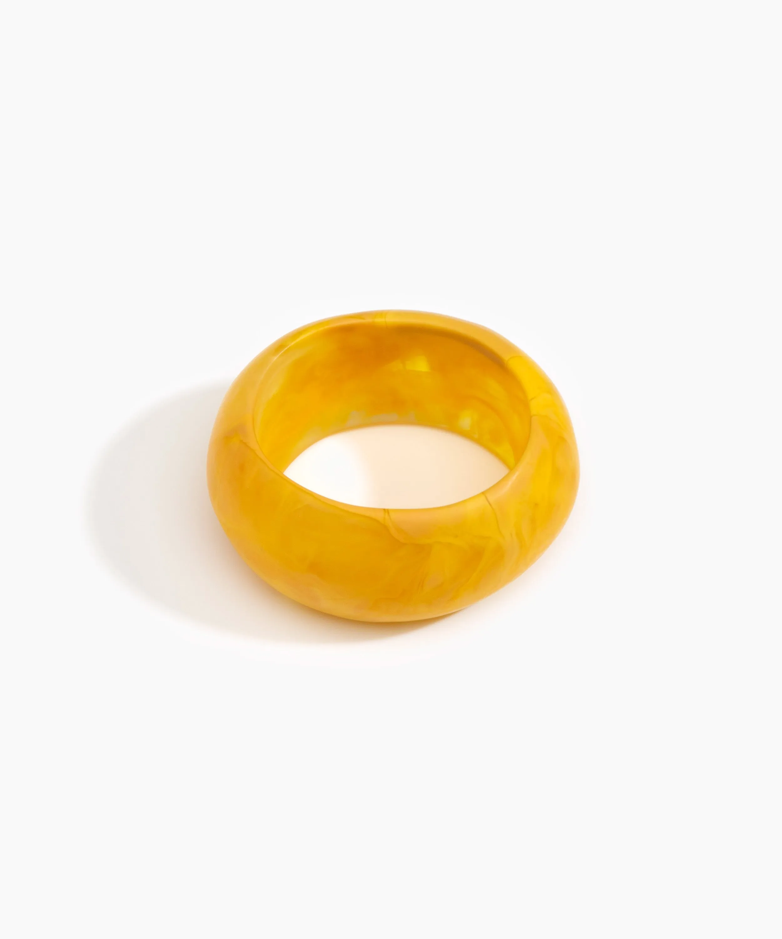 Large Organic Oval Bangle sold by Dinosaur Designs product image thumbnail 5