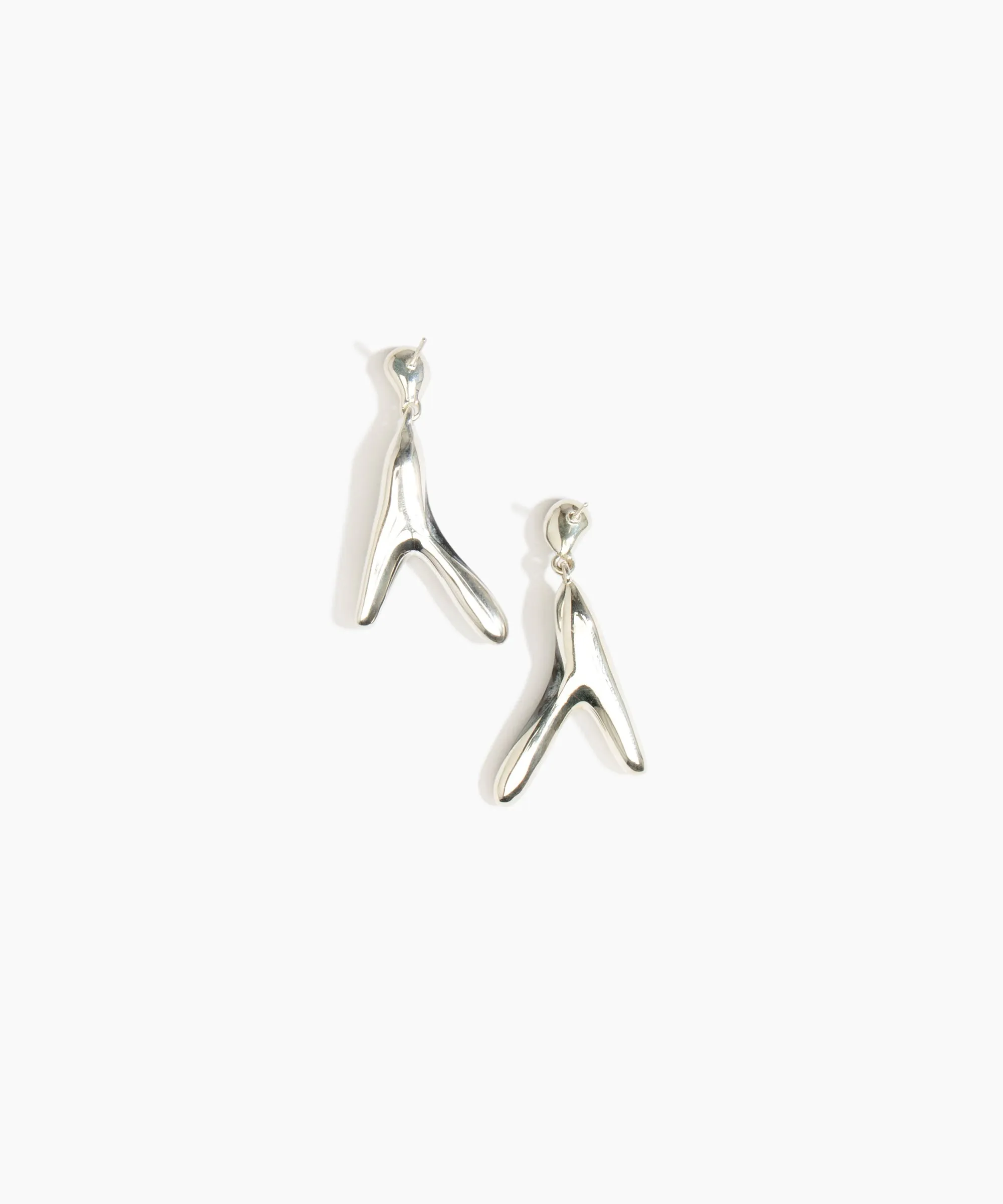 Large Wishbone Earrings sold by Dinosaur Designs product image thumbnail 2