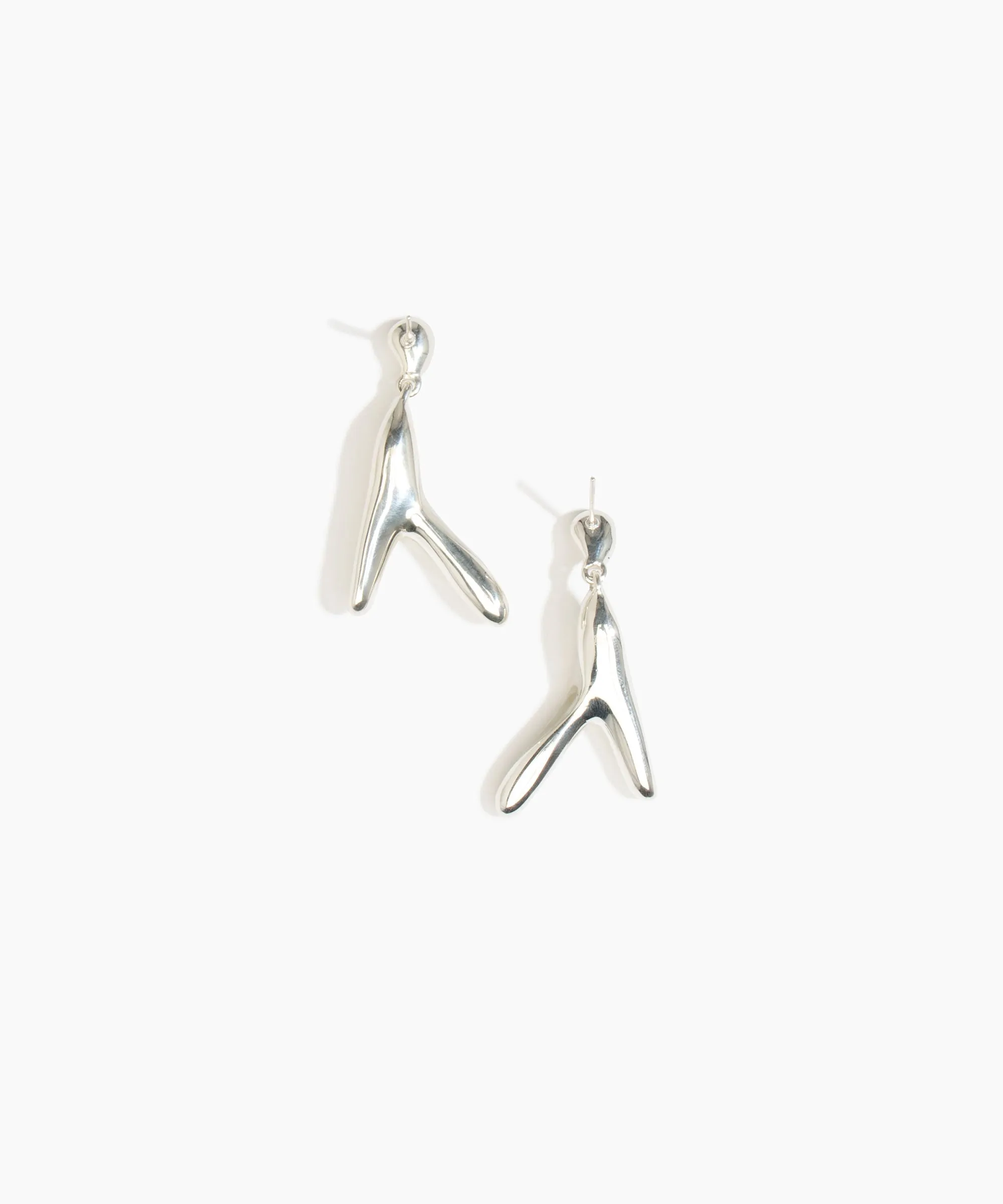 Large Wishbone Earrings sold by Dinosaur Designs product image thumbnail 4