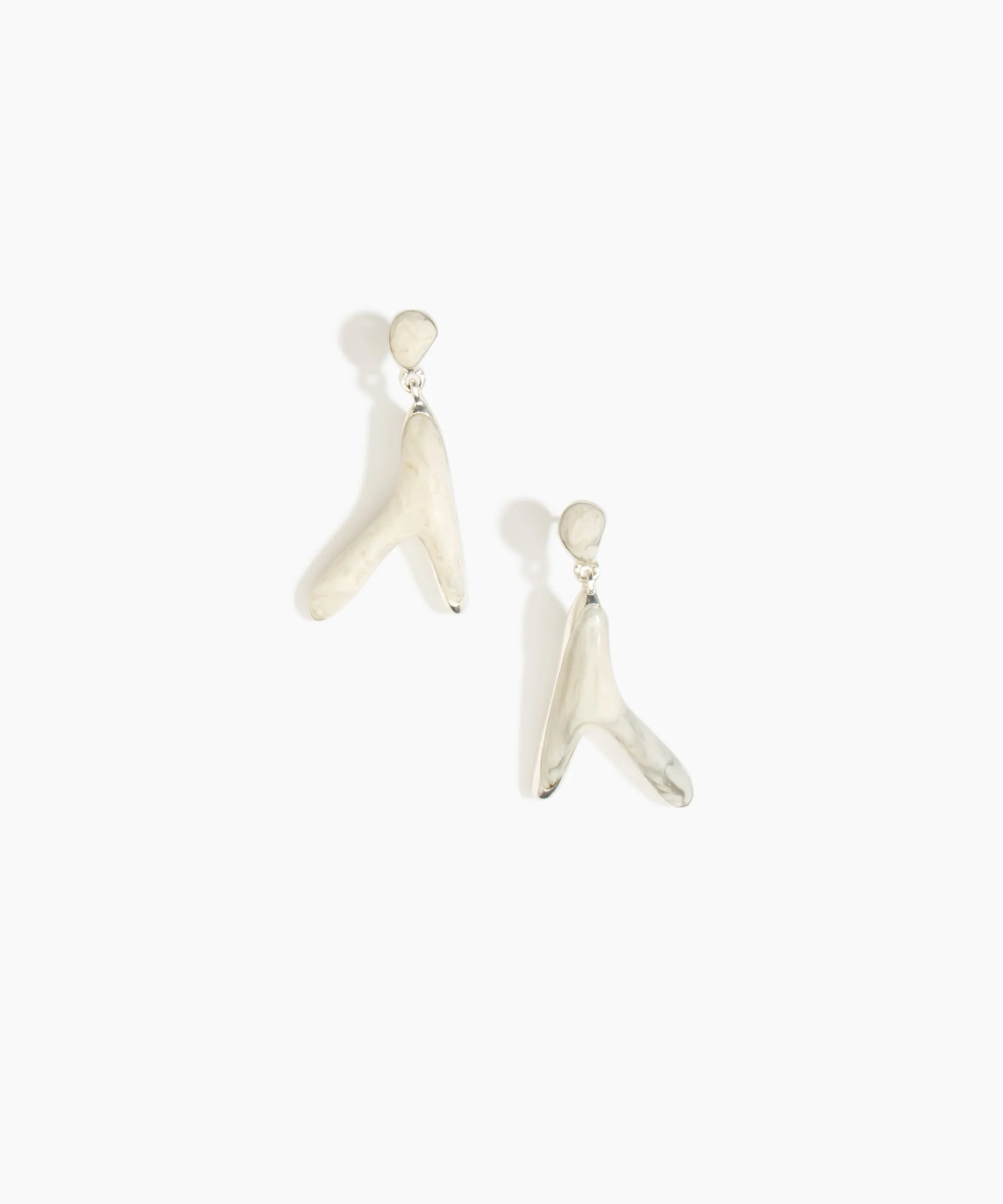 Large Wishbone Earrings sold by Dinosaur Designs product image thumbnail 3