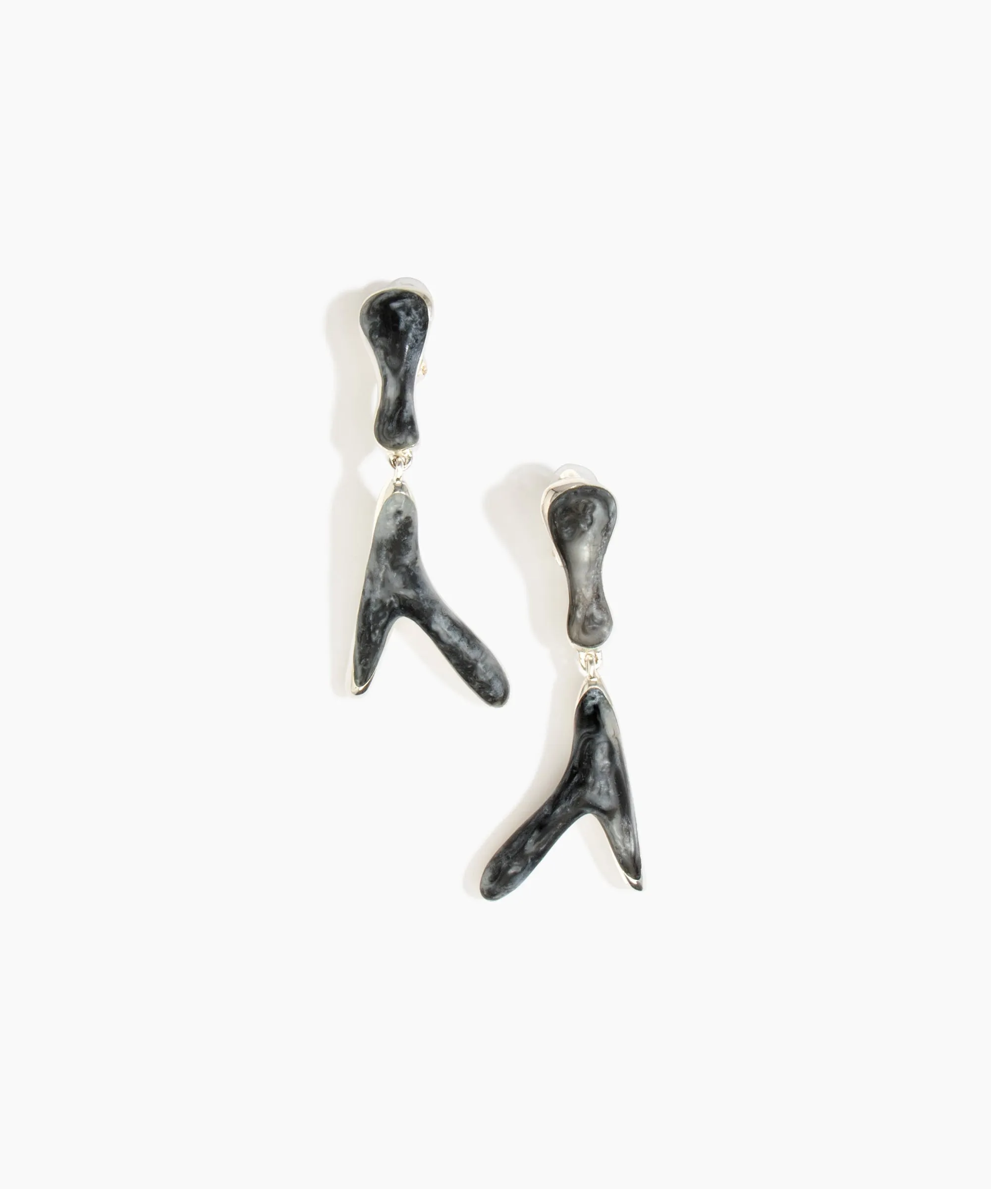 Long Wishbone Earrings sold by Dinosaur Designs