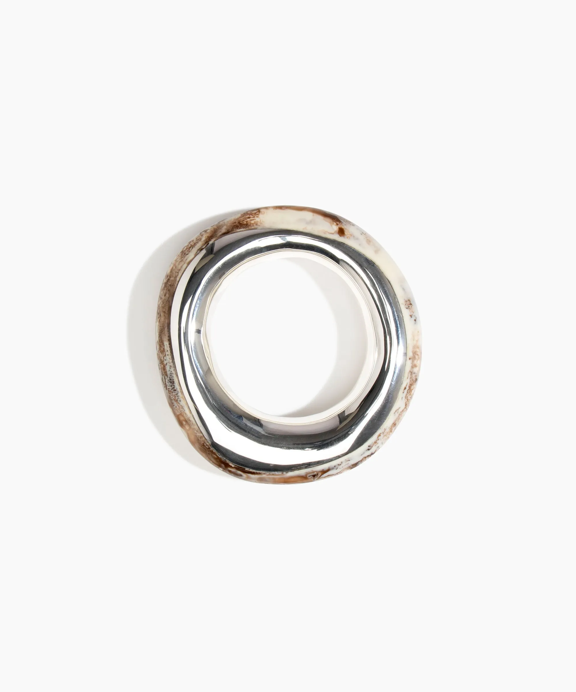 Medium Rock Duo Bangle sold by Dinosaur Designs product image thumbnail 4