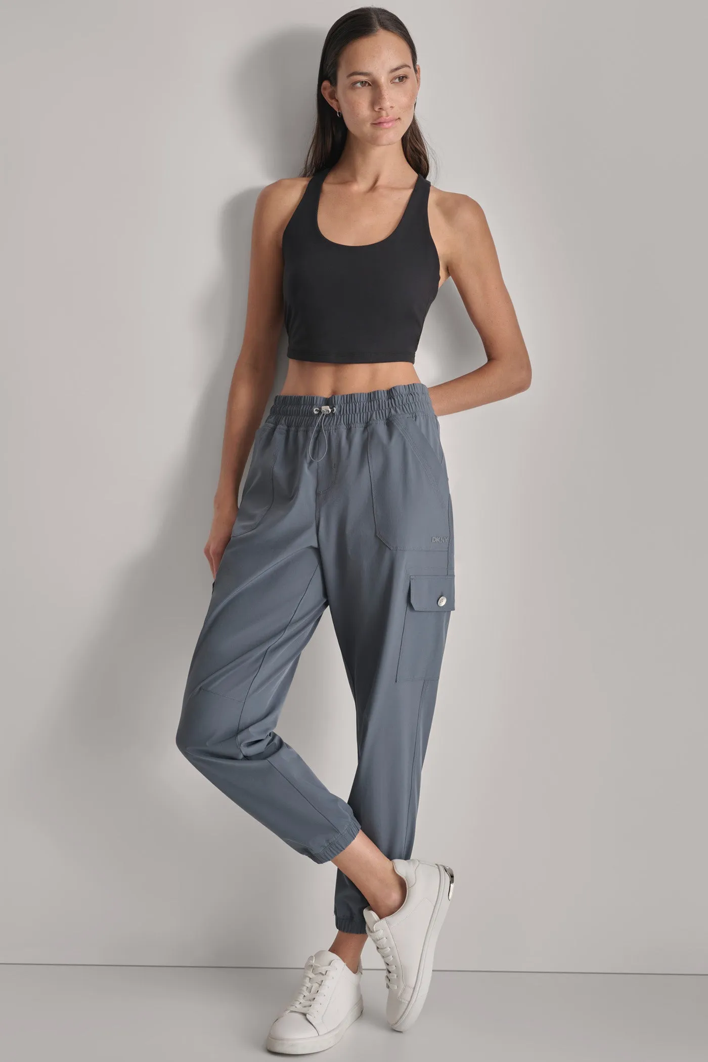 SMOCKED WAIST CARGO JOGGER sold by DKNY product image thumbnail 3