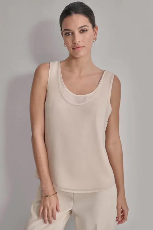 DOUBLE LAYER TANK sold by DKNY