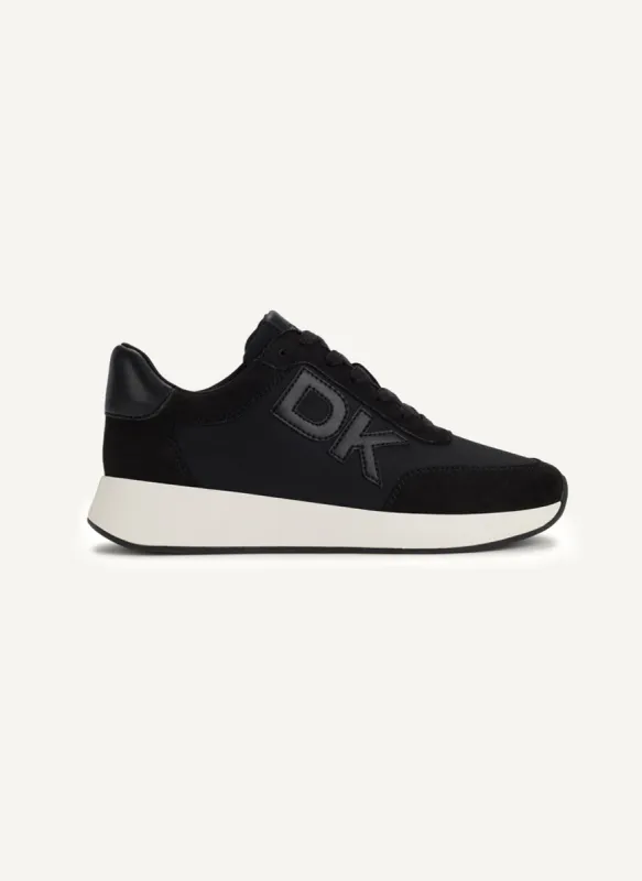 OAKS LOGO LACE UP SNEAKER sold by DKNY