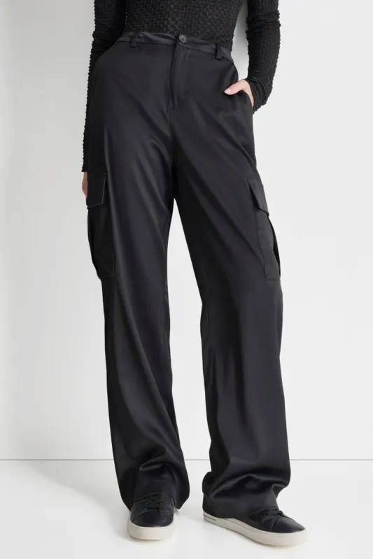 EXTRA HIGH-RISE STRAIGHT-LEG CARGO PANT sold by DKNY