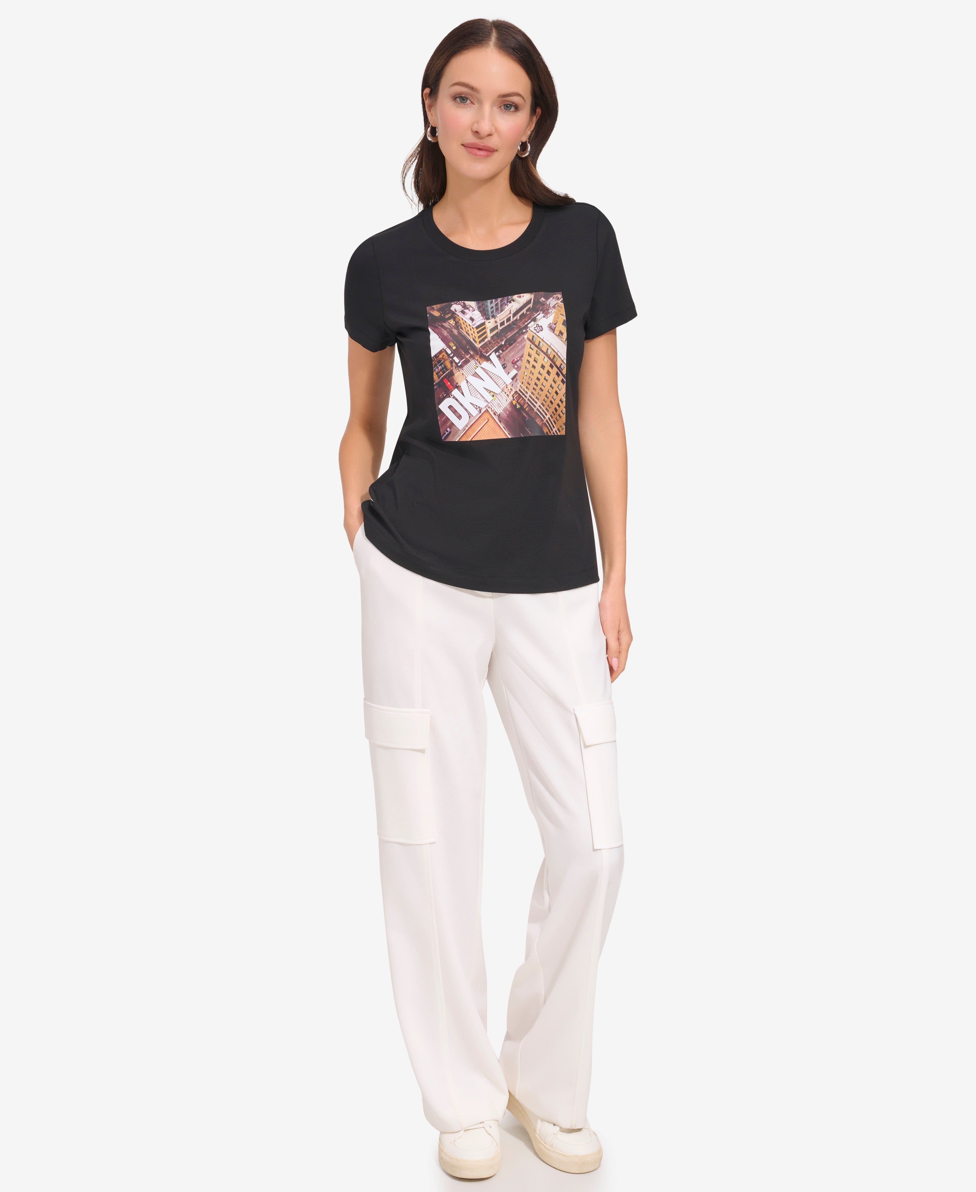 SOHO LOGO GRAPHIC T-SHIRT sold by DKNY product image thumbnail 3