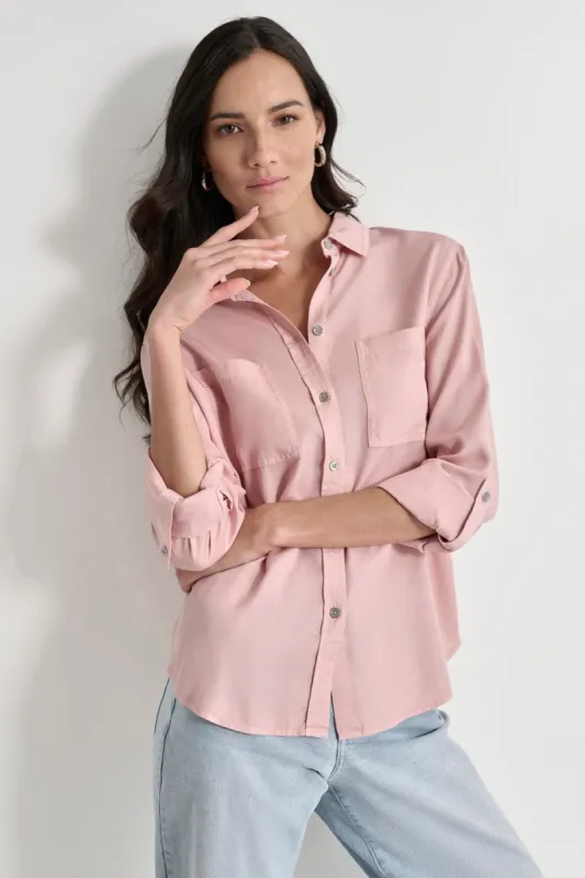 SPLIT BACK BUTTON FRONT sold by DKNY