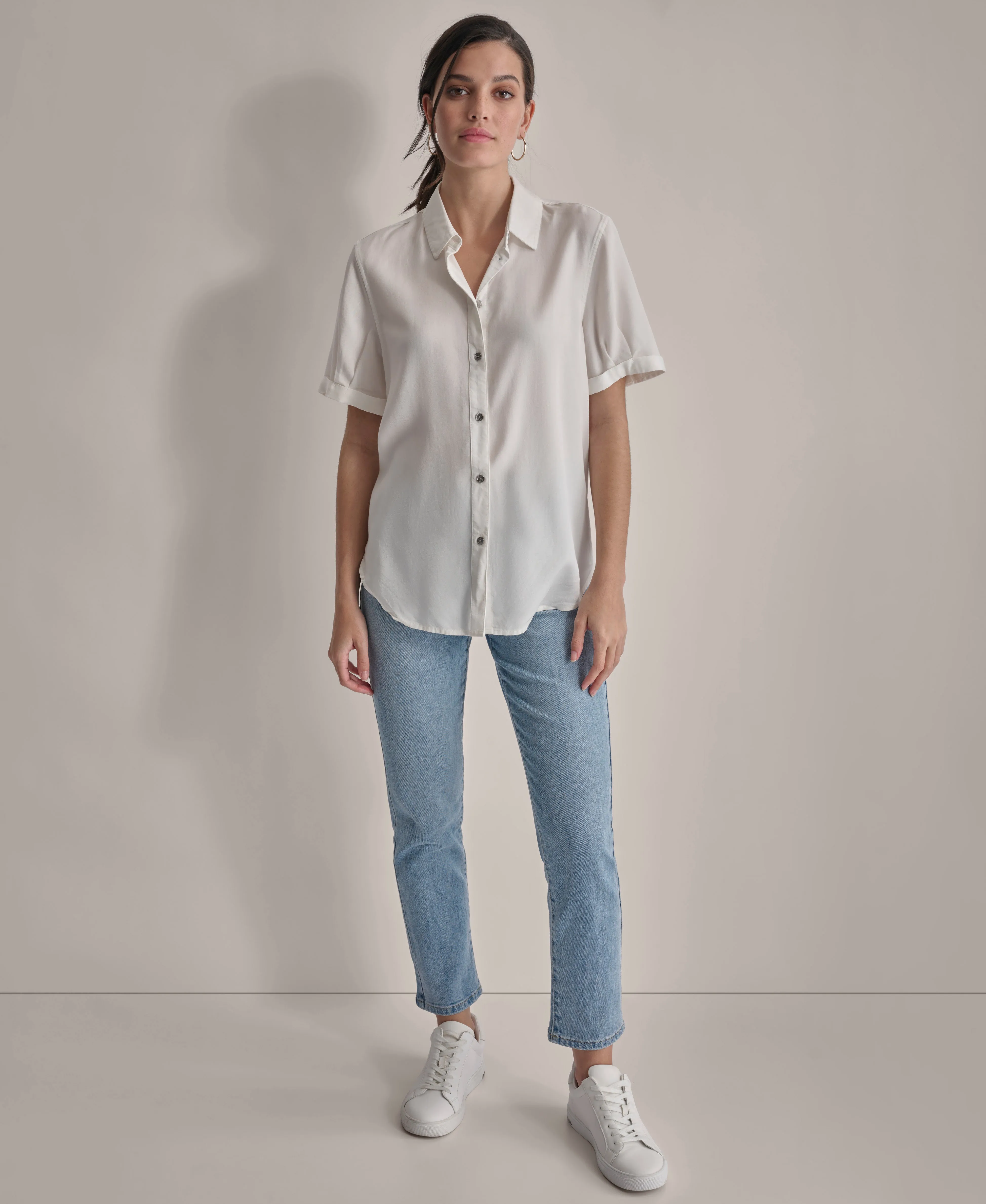 ROLLED SLEEVE SHIRT sold by DKNY product image thumbnail 3