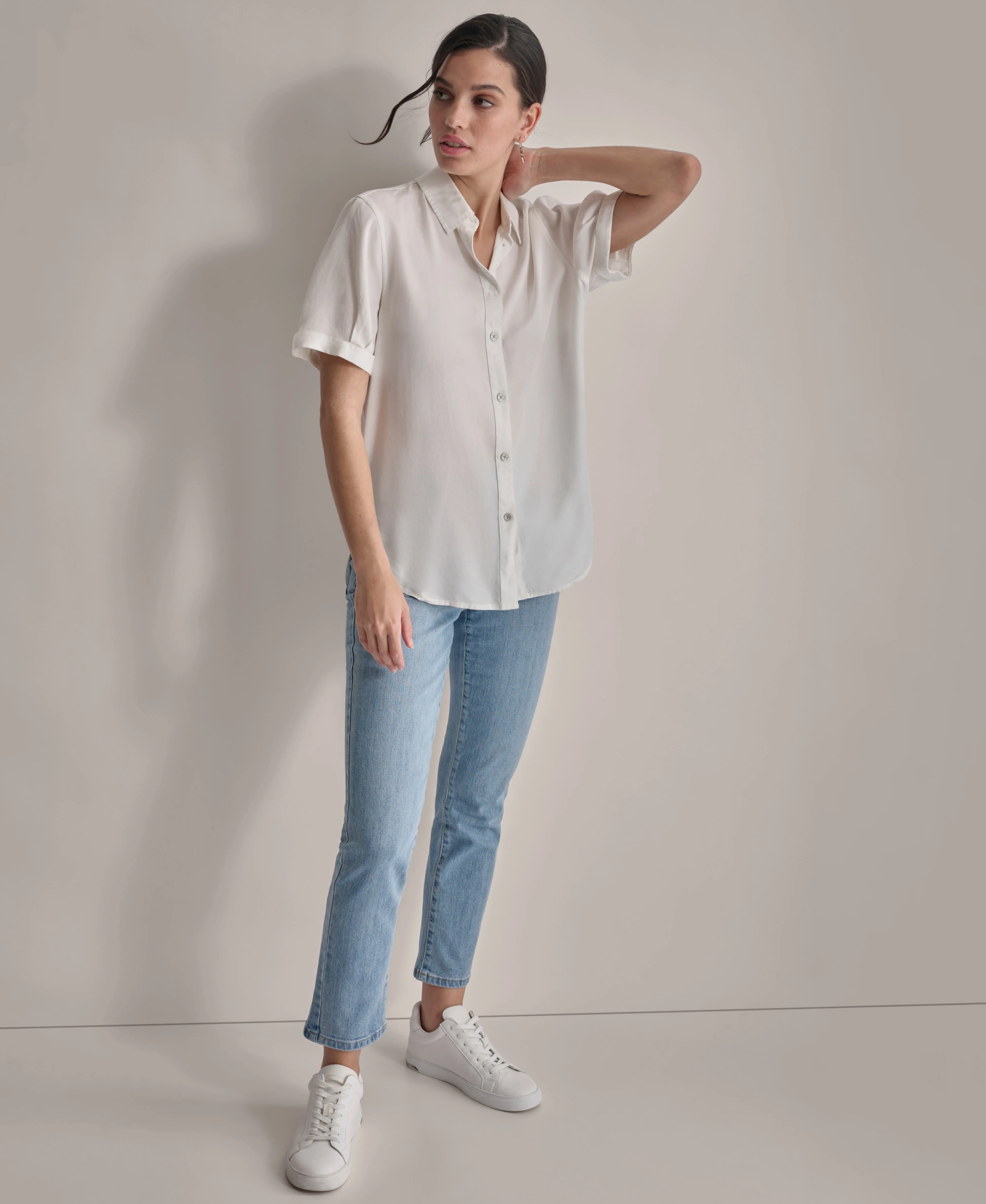 ROLLED SLEEVE SHIRT sold by DKNY product image thumbnail 4