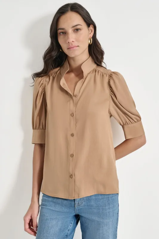 PUFF SLEEVE SHIRT sold by DKNY
