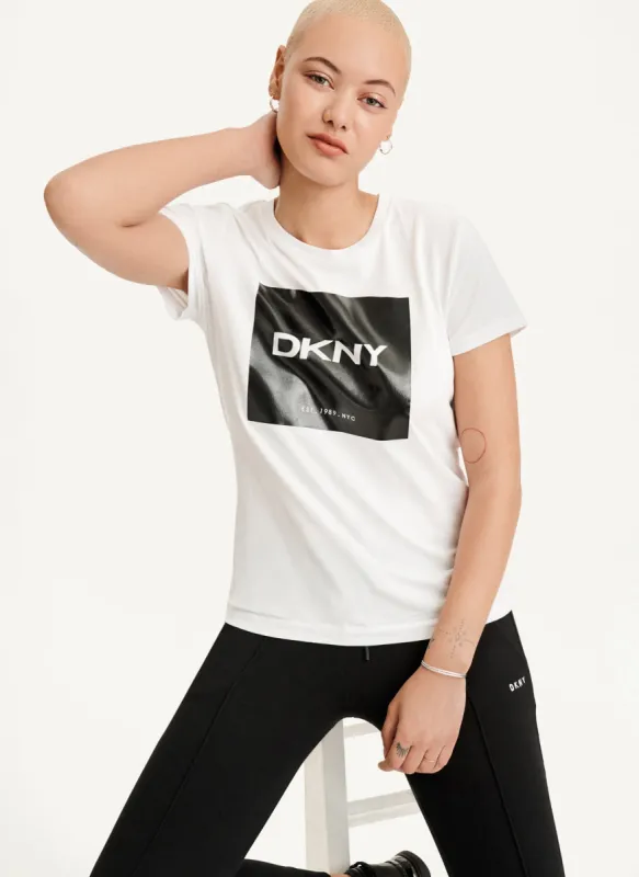 BOX LOGO T-SHIRT  sold by DKNY