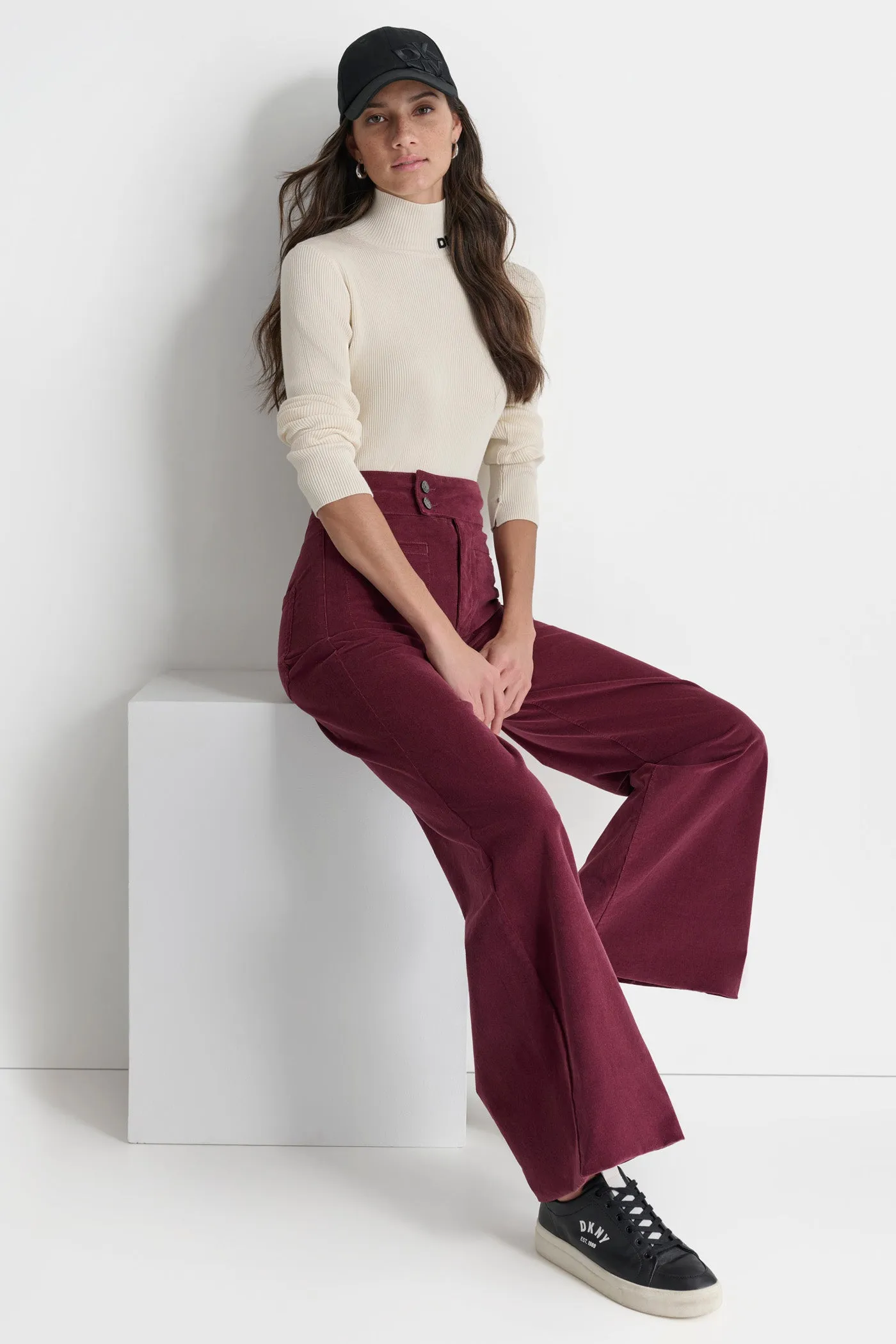 CORDUROY WIDE LEG PANT sold by DKNY product image thumbnail 5
