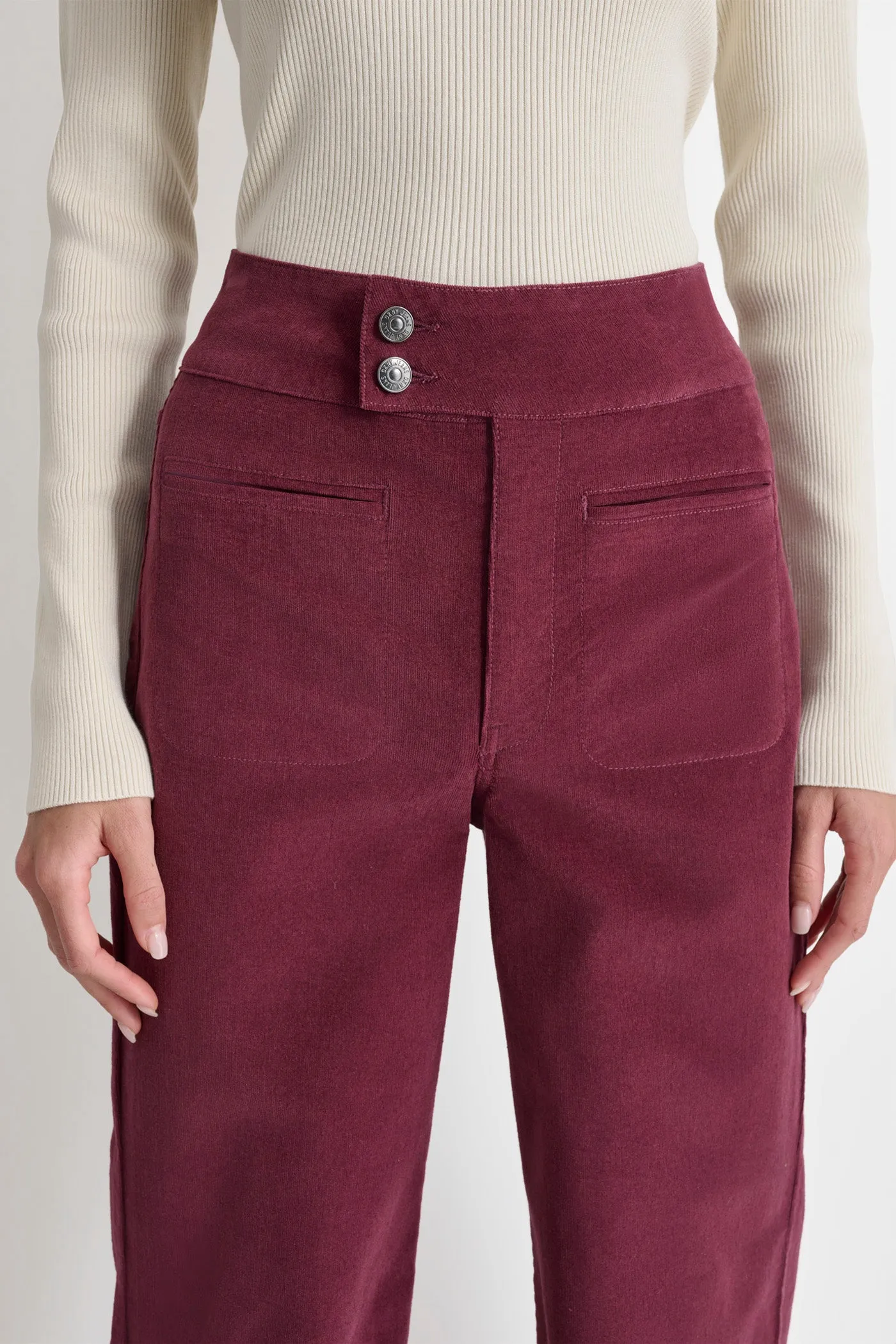 CORDUROY WIDE LEG PANT sold by DKNY product image thumbnail 4