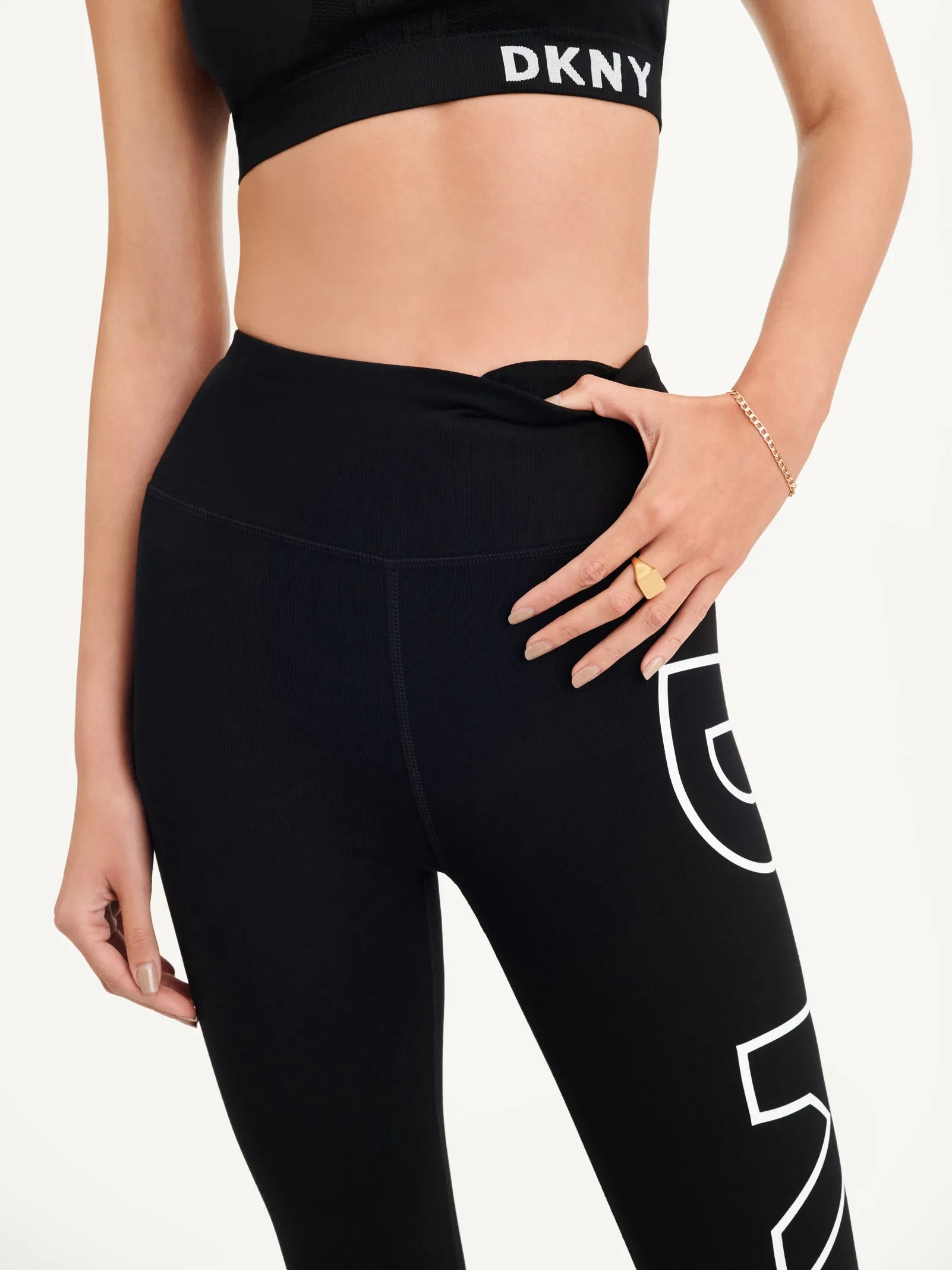 Outline Logo Legging sold by DKNY product image thumbnail 2