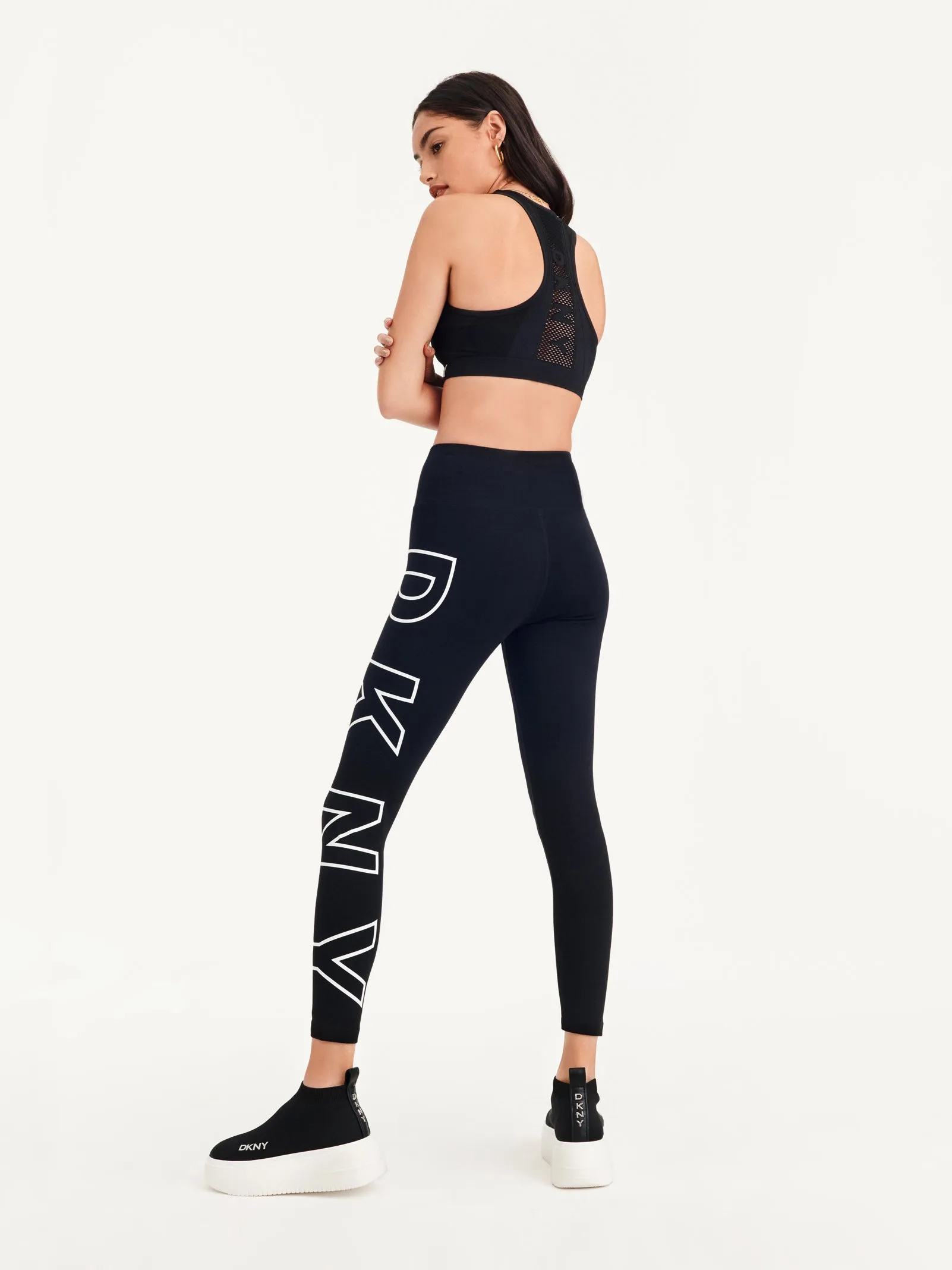 Outline Logo Legging sold by DKNY product image thumbnail 4