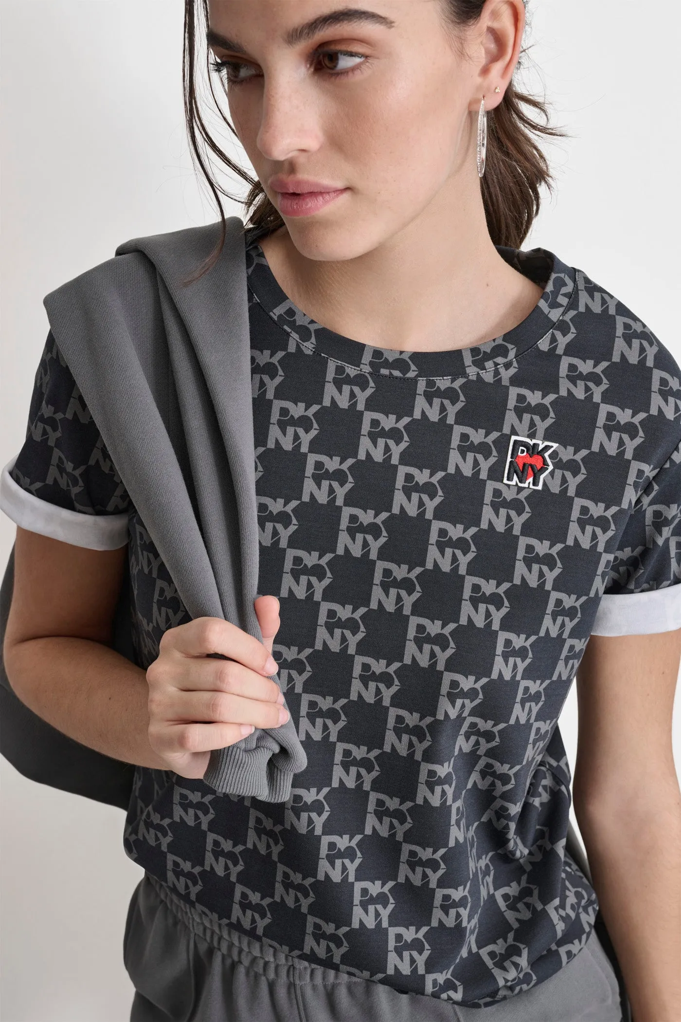 ALLOVER LOGO T-SHIRT sold by DKNY product image thumbnail 5