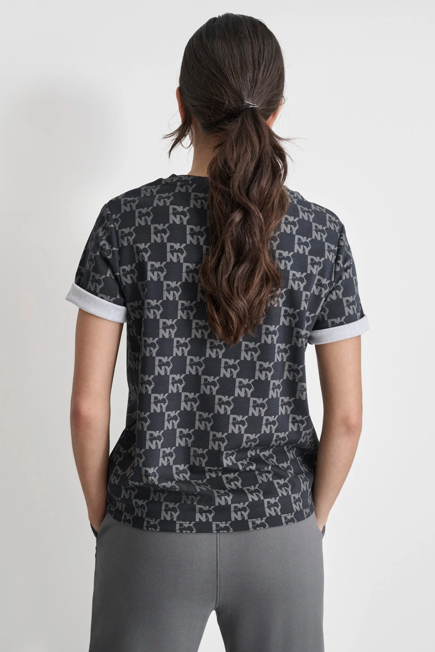 ALLOVER LOGO T-SHIRT sold by DKNY product image thumbnail 2