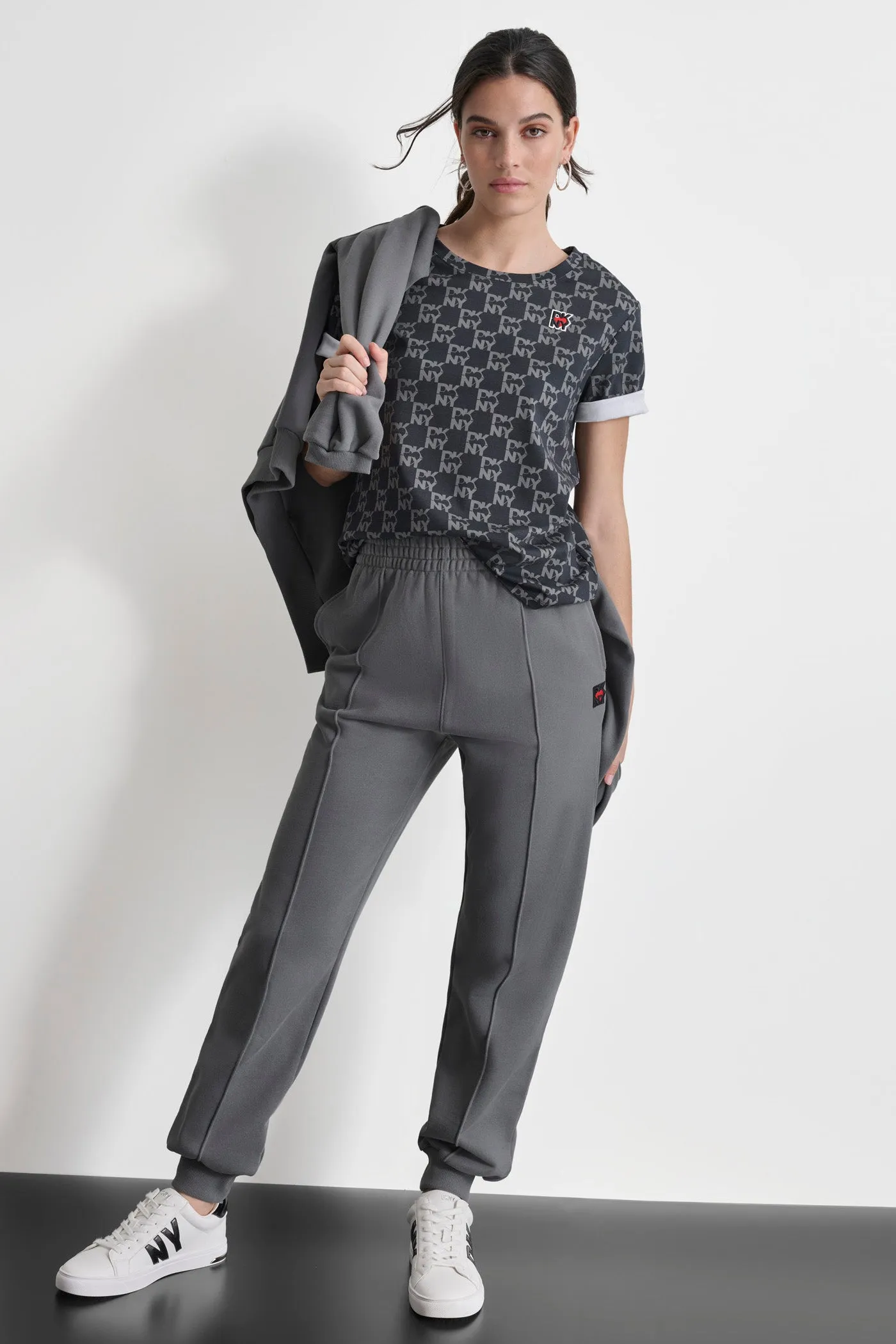 ALLOVER LOGO T-SHIRT sold by DKNY product image thumbnail 3