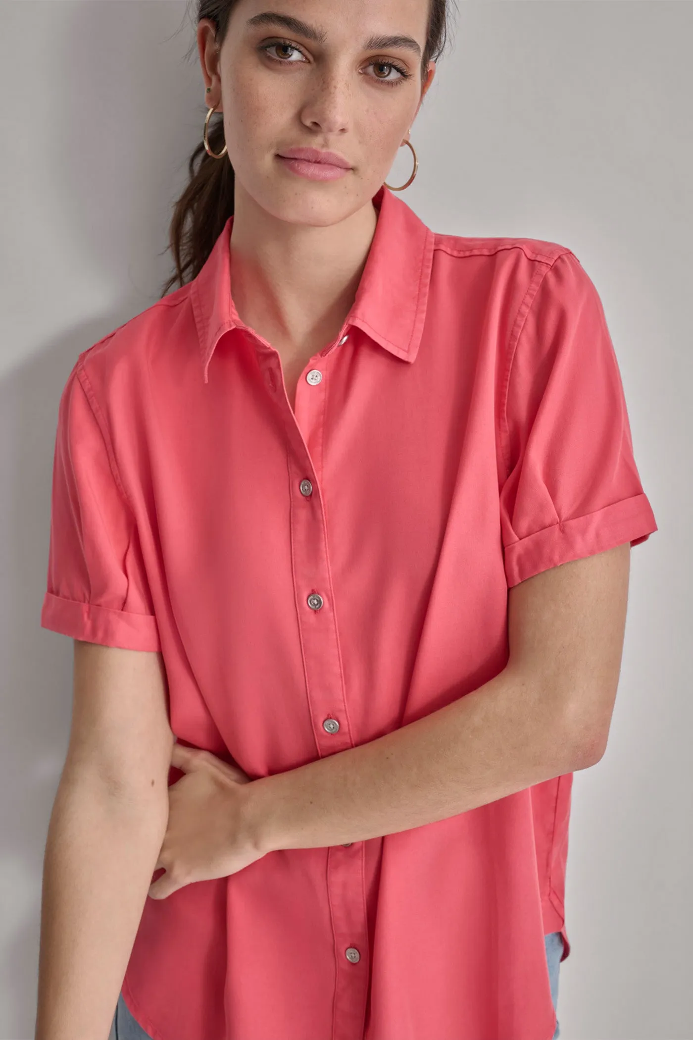 ROLLED SLEEVE SHIRT sold by DKNY product image thumbnail 4